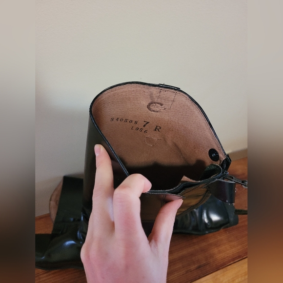 Amazonas leather knee high black riding boots - Picture 5 of 5